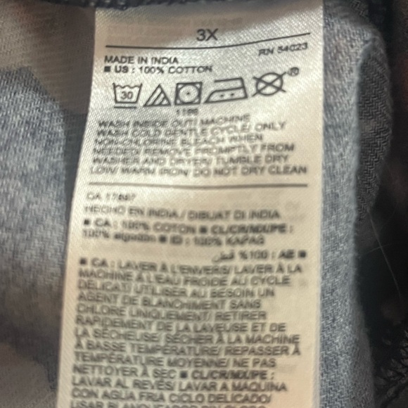 Old Navy Womens Plus Size 3X Navy Christmas Santa Flannel Pajama Pants - Picture 6 of 6